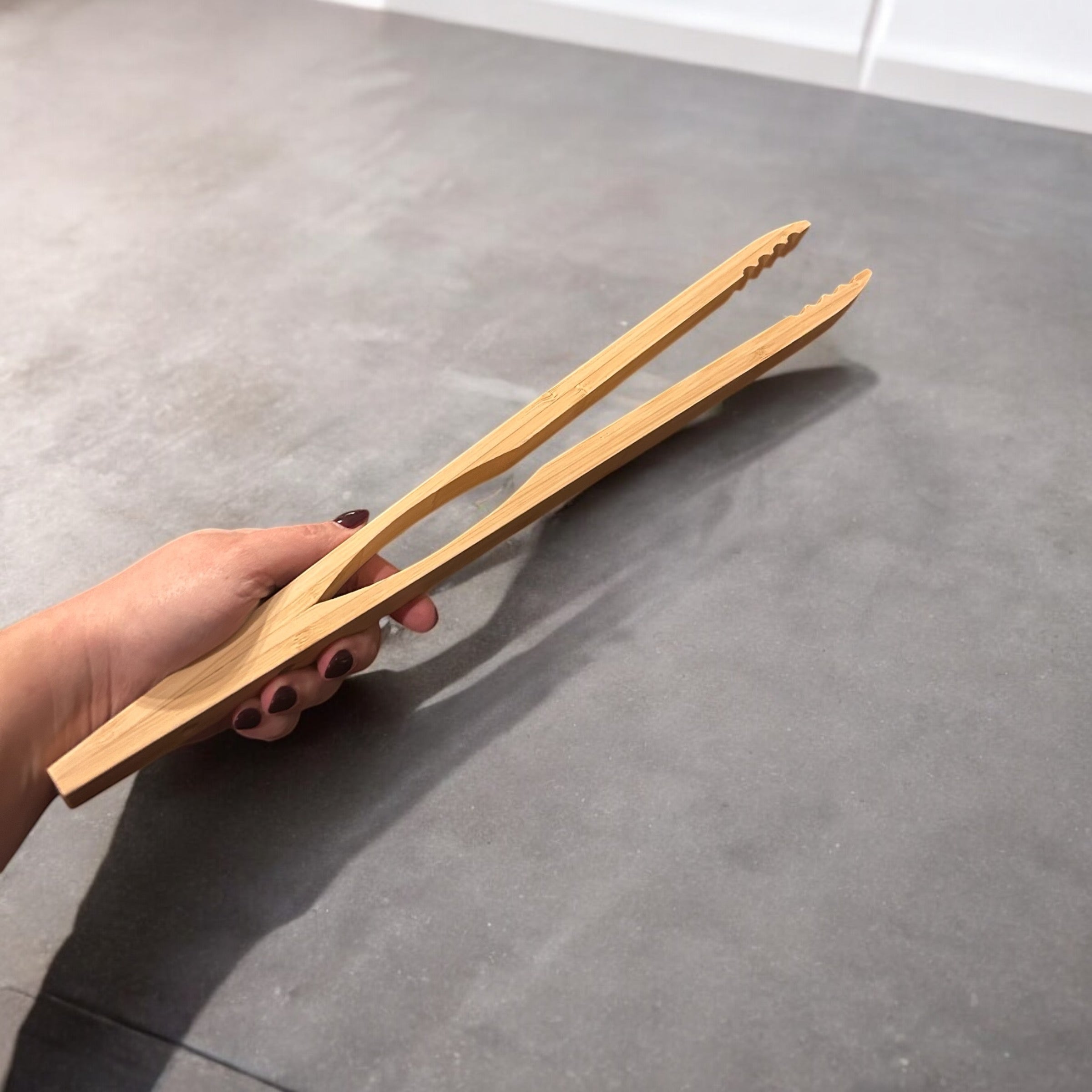 Bamboo Barbecue Grilling Tong 19"