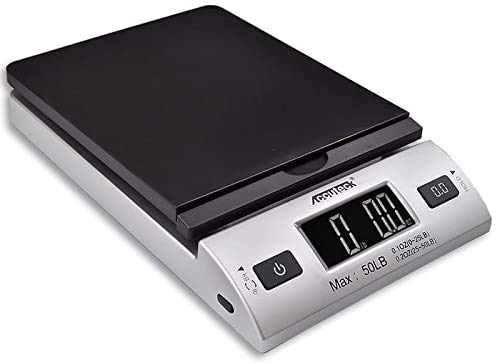 Accuteck 8250 High Accuracy Digital Shipping Scale and Postal Scale, 0.1oz Precision, 50Lb