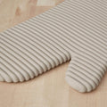 KITCHENAID Ribbed Soft Silicone Oven Mitt 2-Pack Set, 7.5"x13", Milkshake Tan