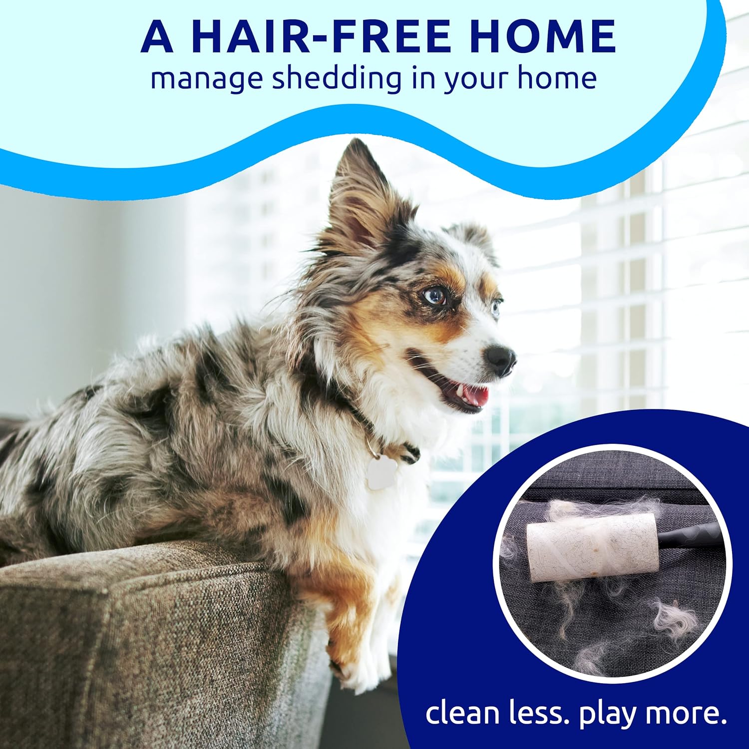 Pat Your Pet Deshedding Dog Brush For Shedding – Cat Brushes For Indoor Cats, Double-Sided Cat Brush Deshedding & Grooming Tool For Long Haired And Short Haired Dogs, Skin-Friendly