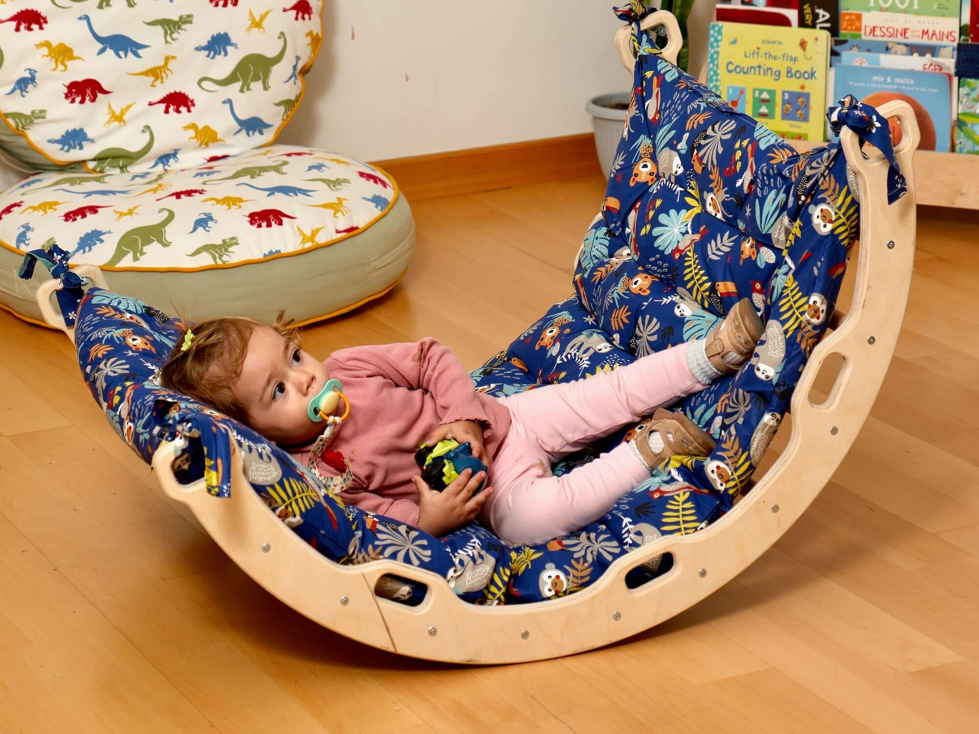 Climbing Arch/Rocker with Pillow & Ramp / Medium Size