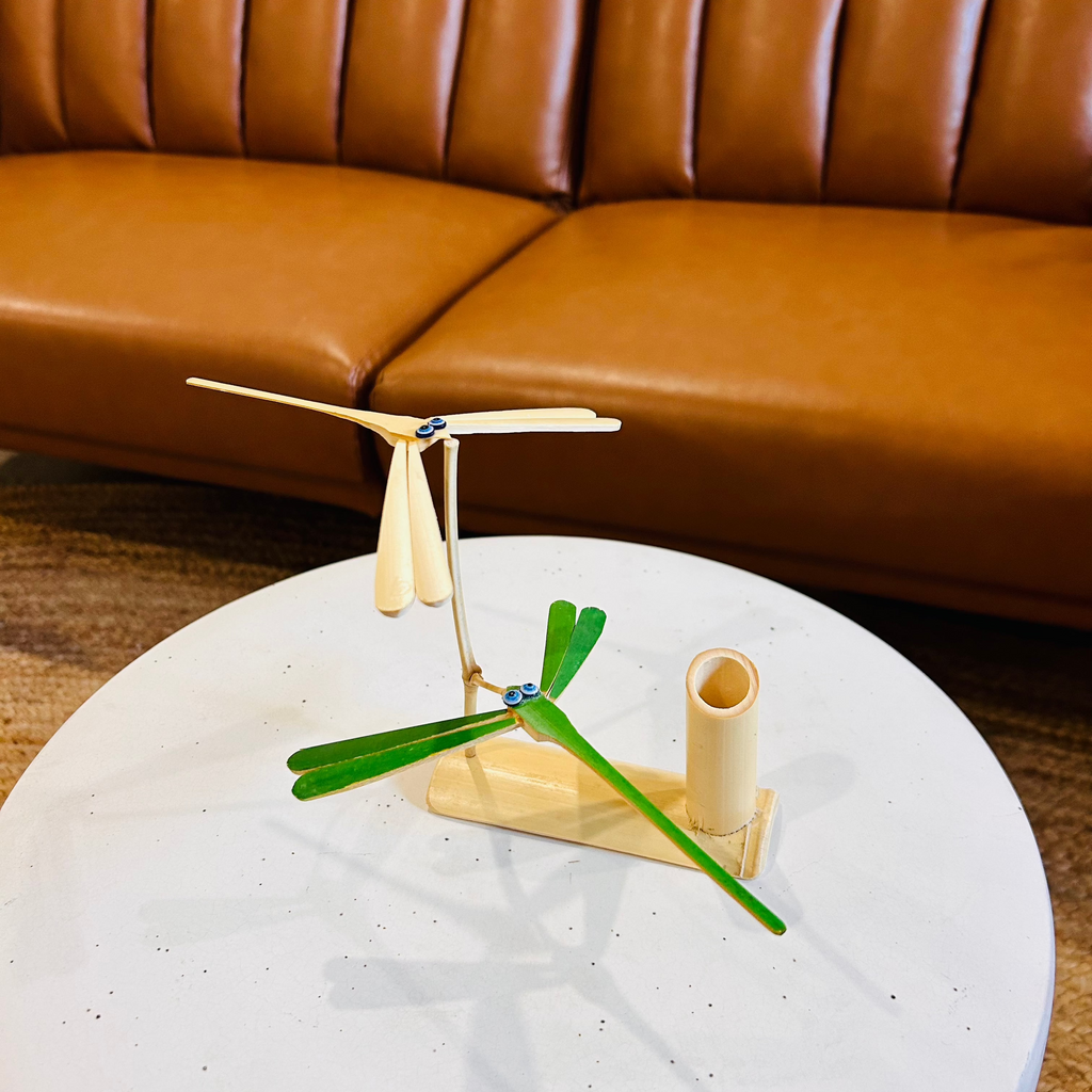 Bamboo Self Balancing Dragonfly Set