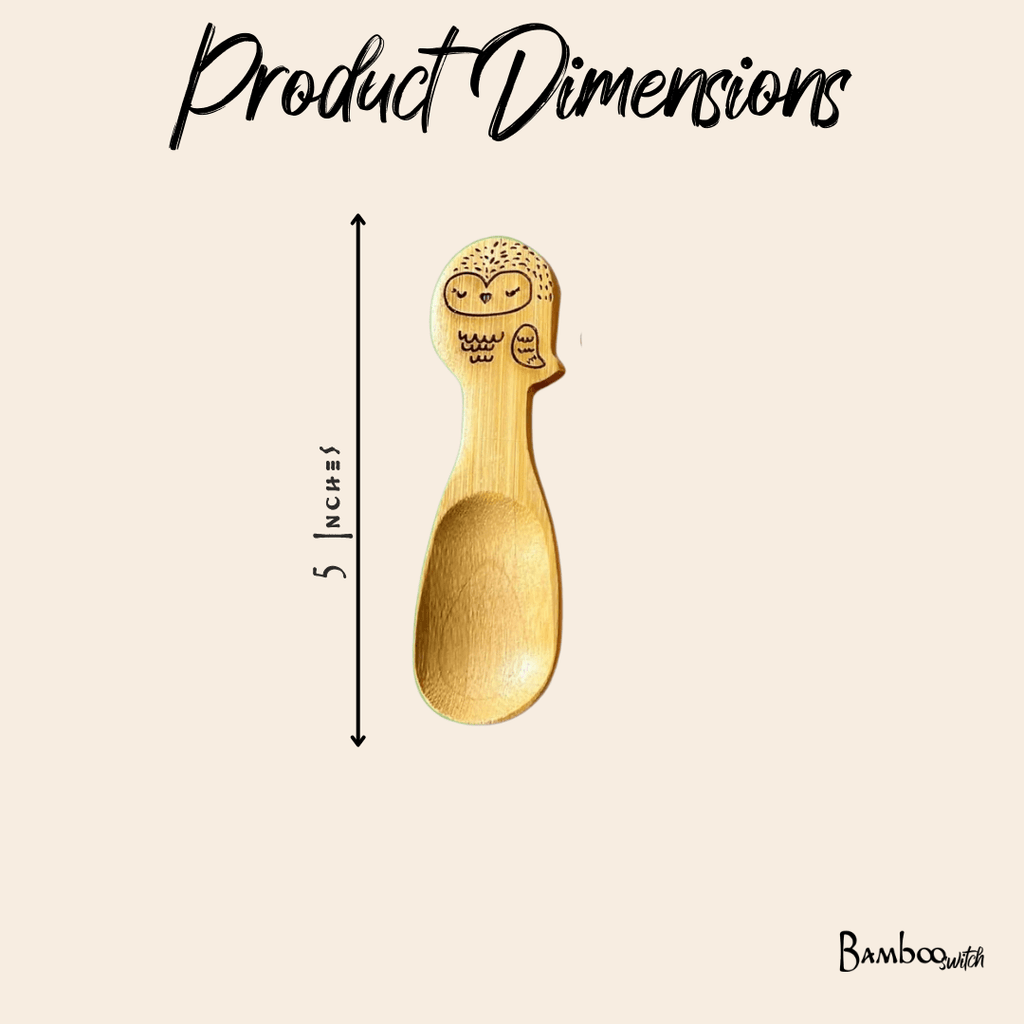 Bamboo Animal Kids Spoons