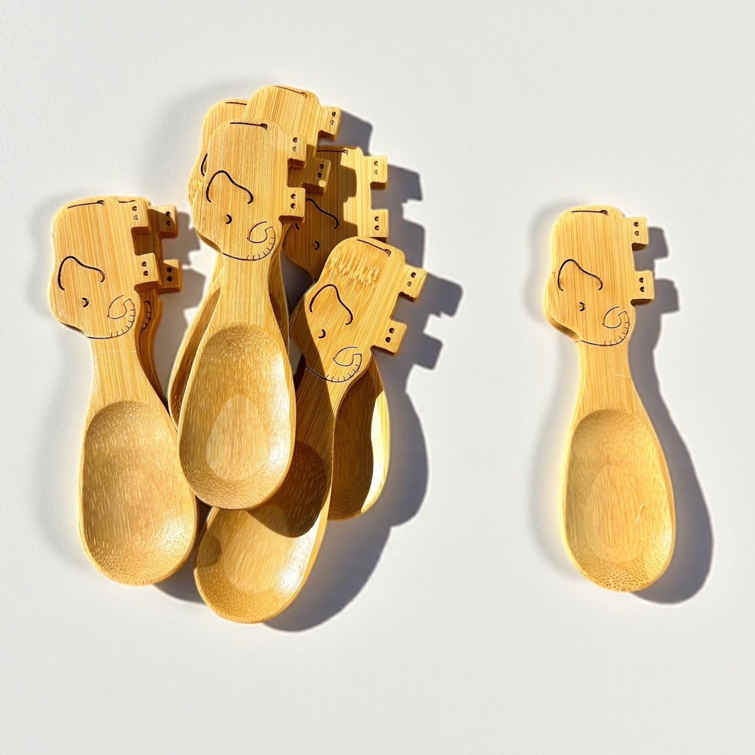 Bamboo Animal Kids Spoons