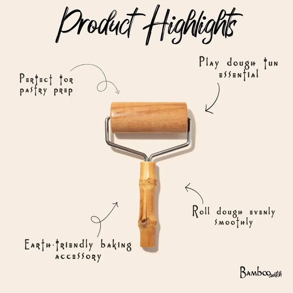 Bamboo Baking and Pizza Roller