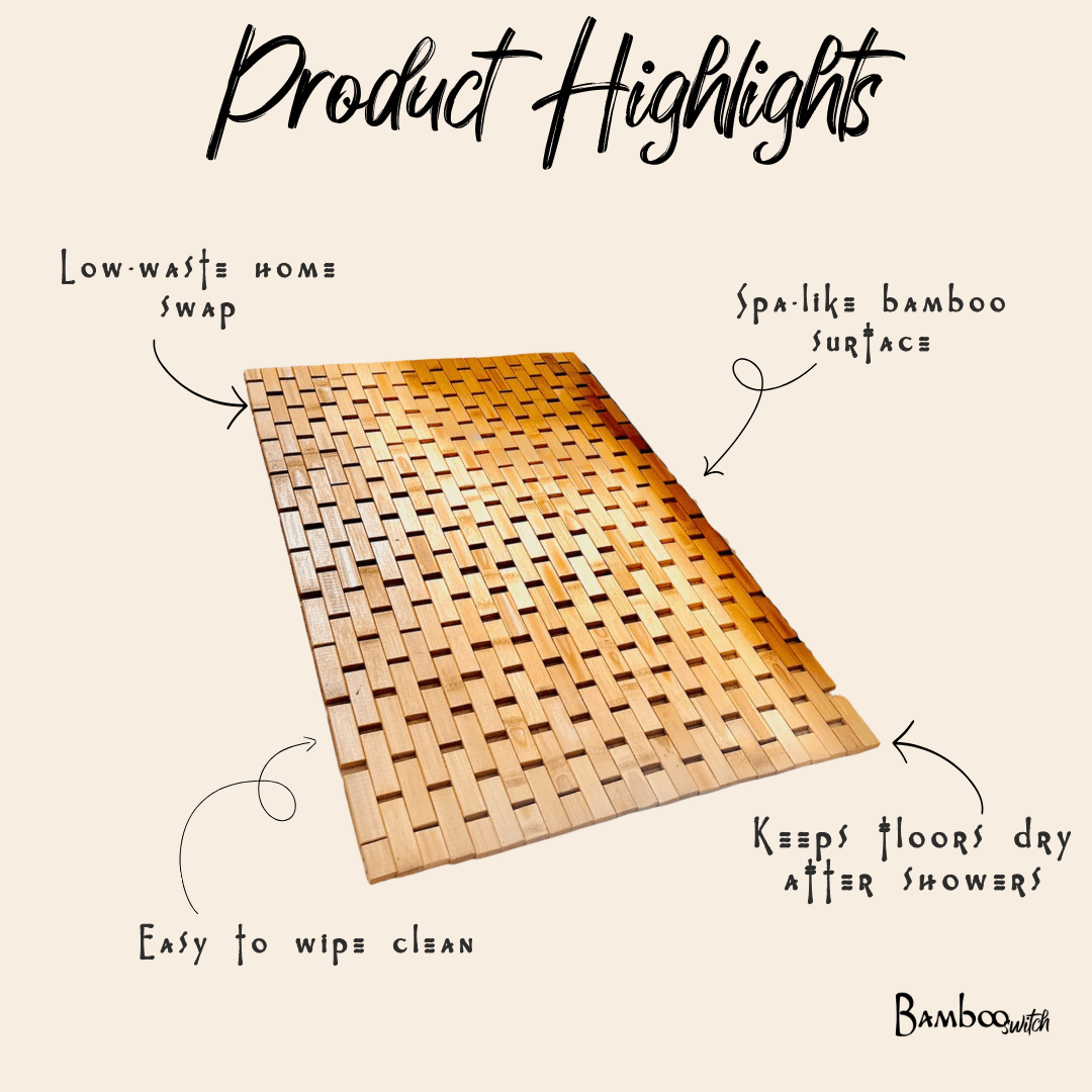 Bamboo Bath Mat