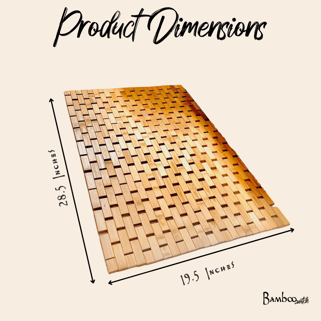 Bamboo Bath Mat