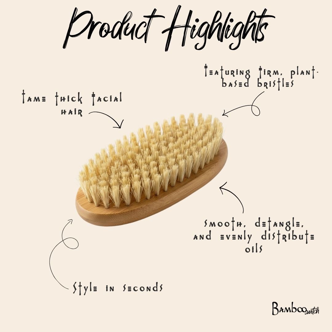 Bamboo Beard Brush