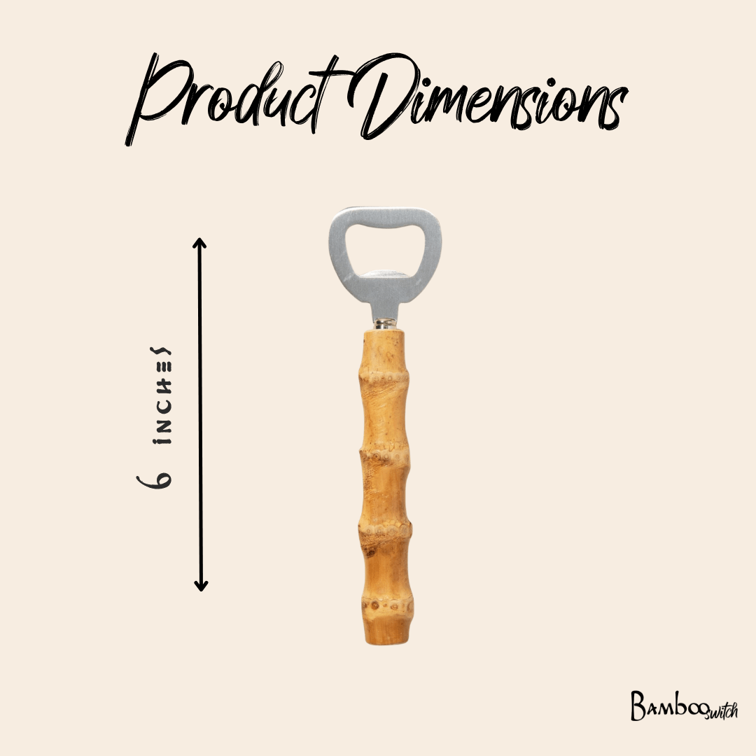 Bamboo Root Bottle Opener