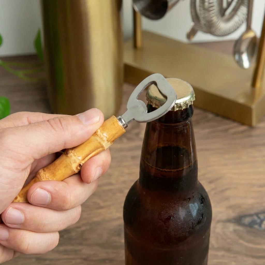 Bamboo Root Bottle Opener