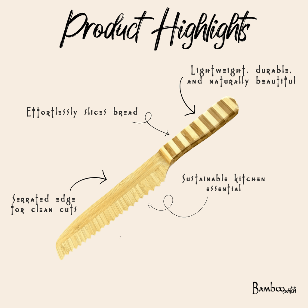 Bamboo Bread Knife