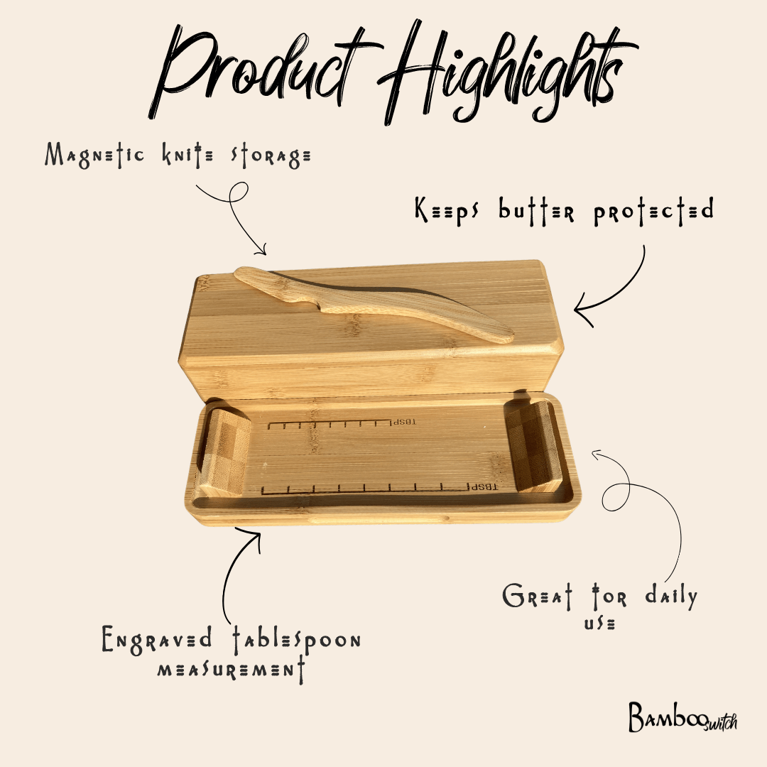 Bamboo Butter Dish
