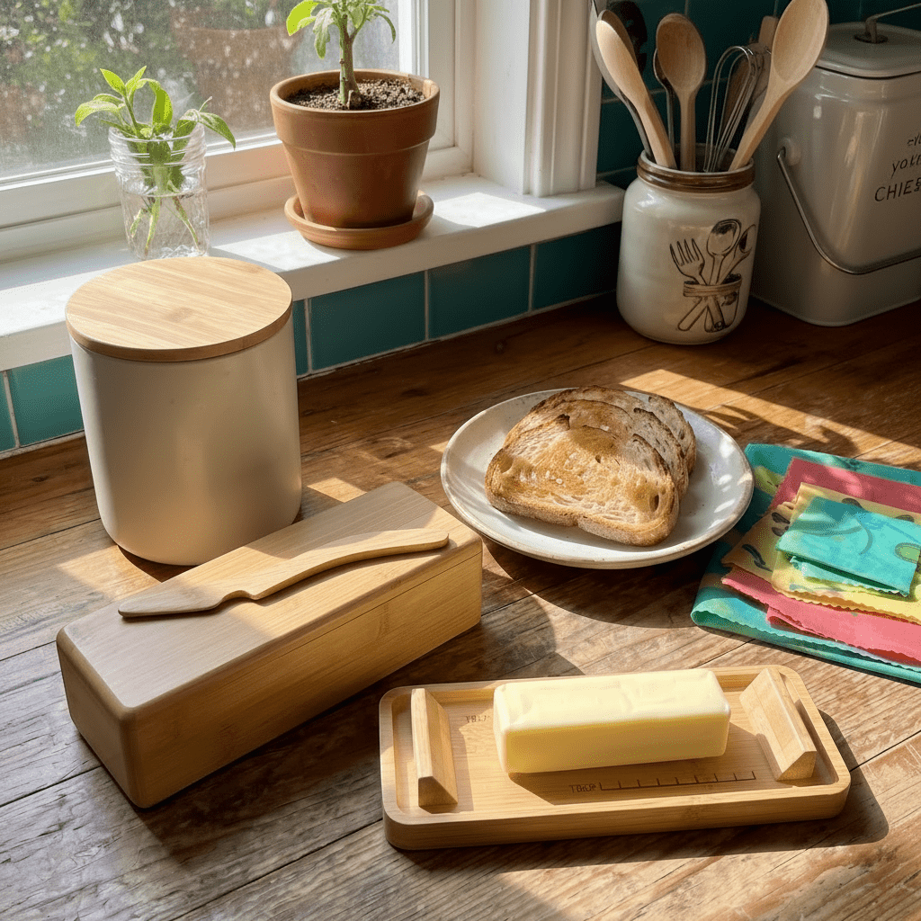 Bamboo Butter Dish