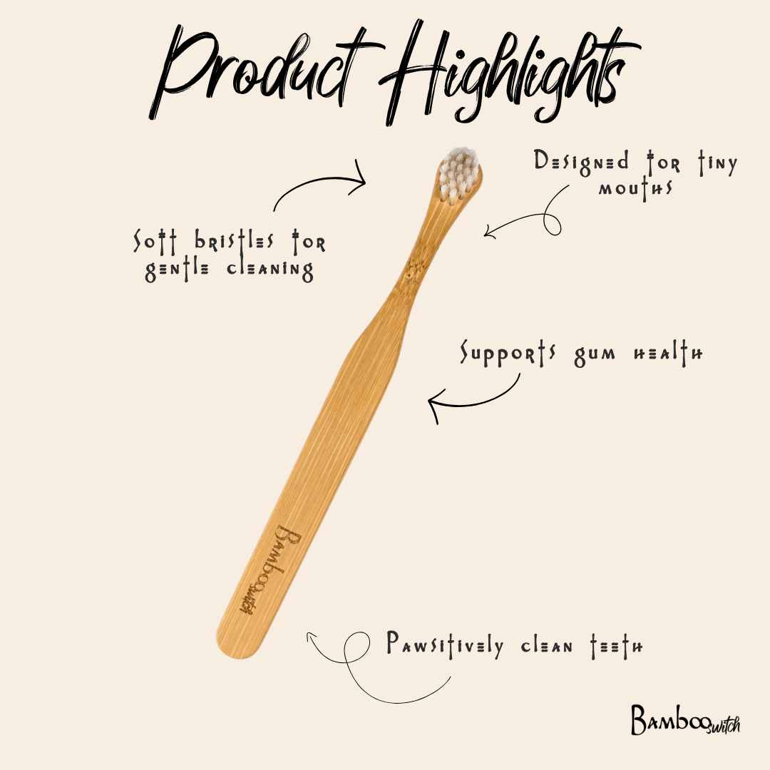 Bamboo Cat Toothbrush