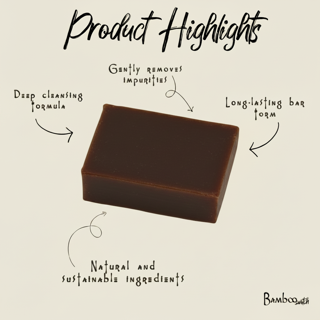 Bamboo Charcoal Soap Bar