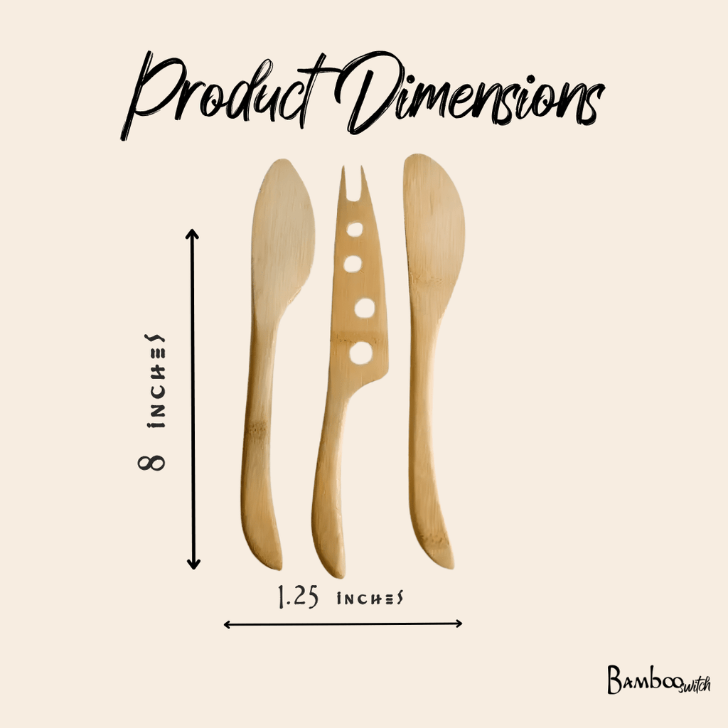 Bamboo Cheese Knife Set