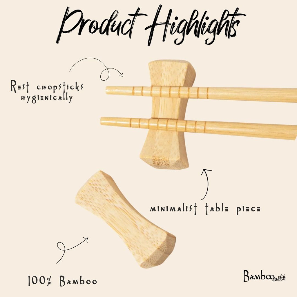 Bamboo Chopstick Rest