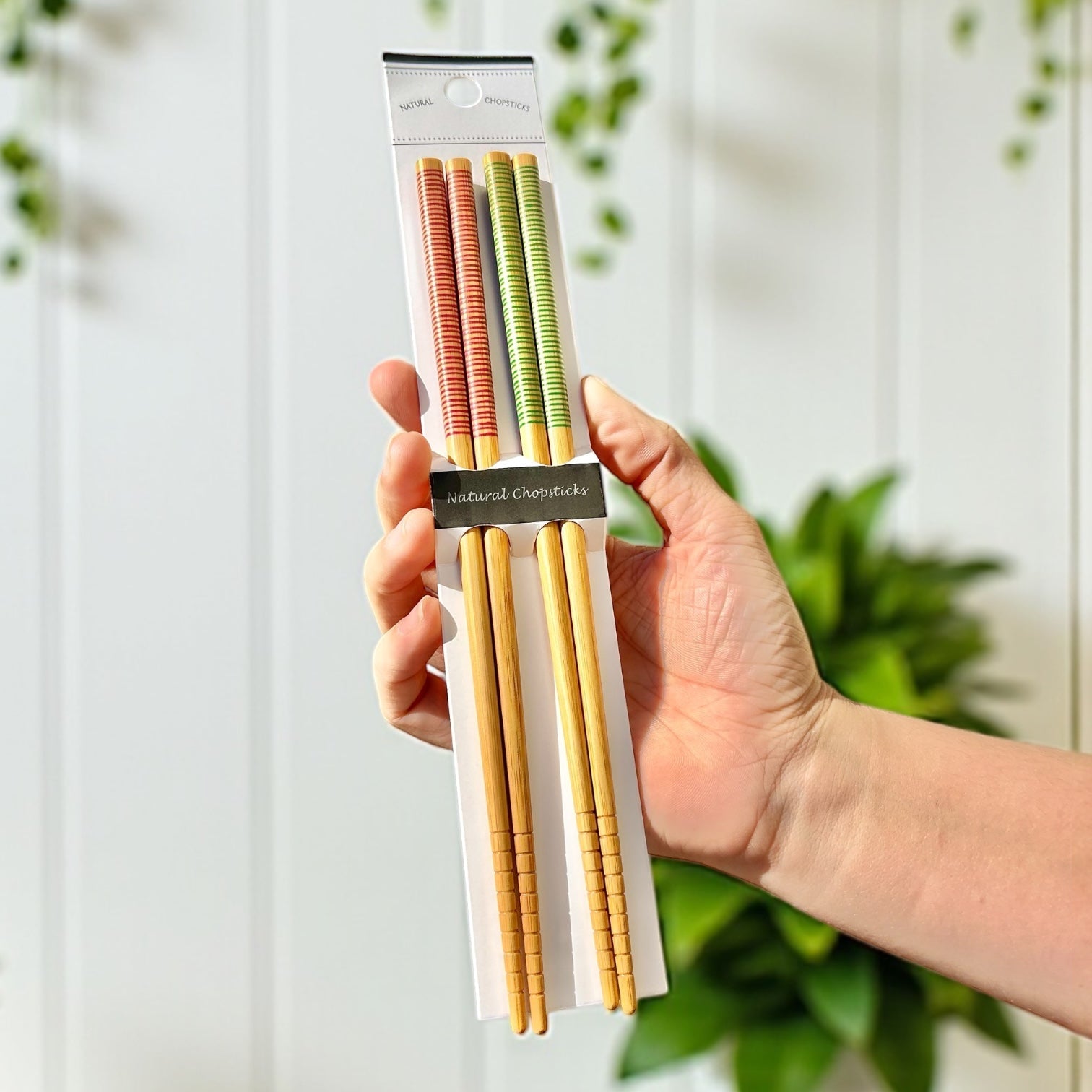 Bamboo Chopsticks | 2 Sets | Multicolor