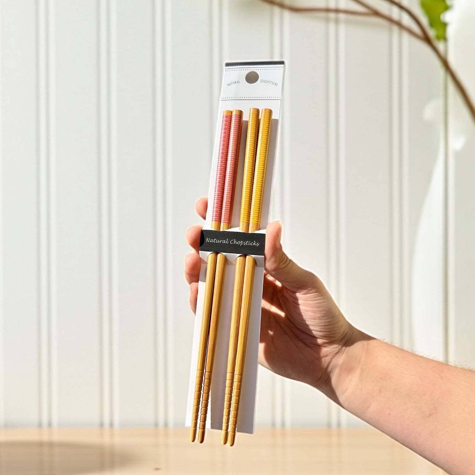 Bamboo Chopsticks | 2 Sets | Multicolor