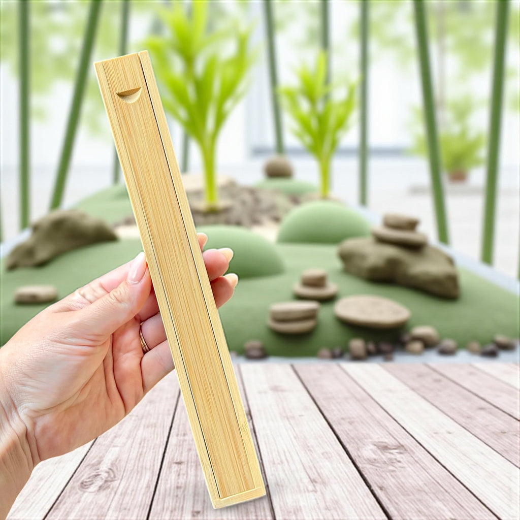 Bamboo Chopstick Storage Box | Small