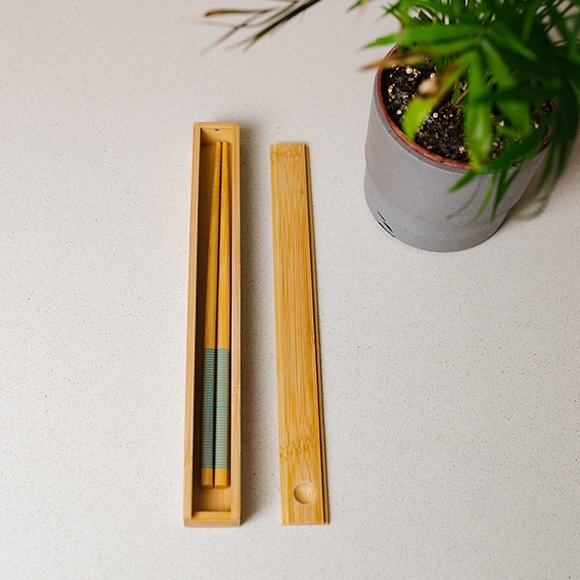 Bamboo Chopstick Storage Box | Small