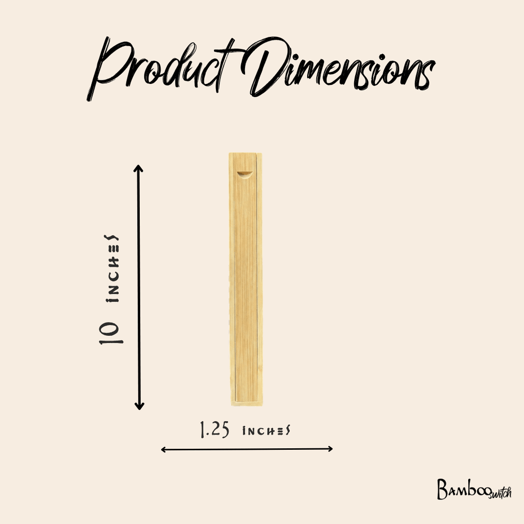 Bamboo Chopstick Storage Box | Small