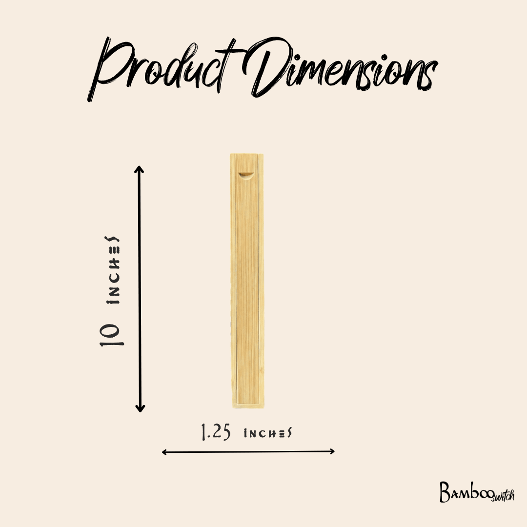 Bamboo Chopstick Storage Box | Small