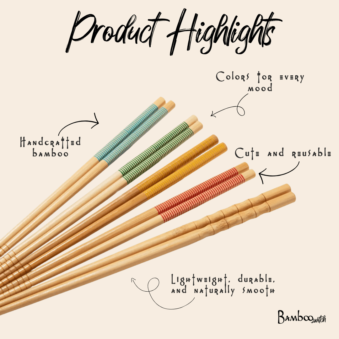 Bamboo Chopsticks | Set of 2