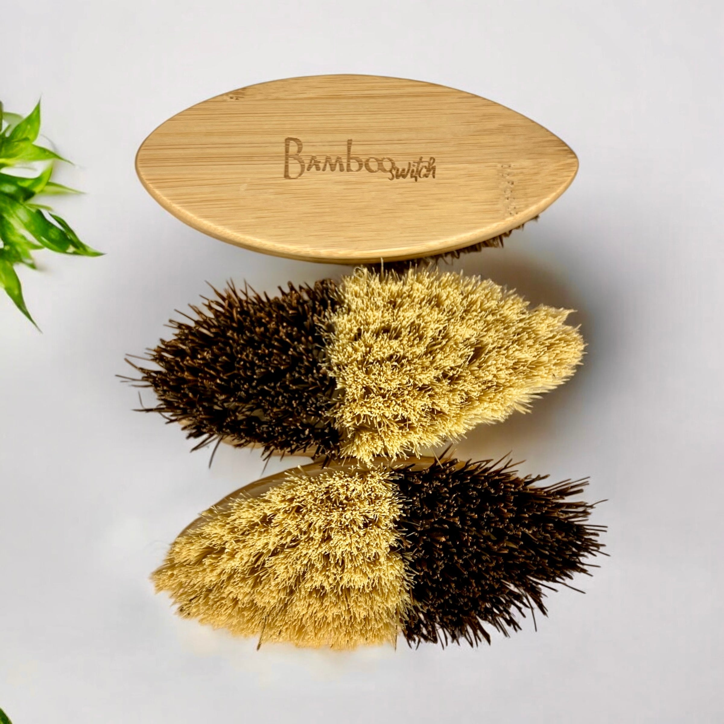 Bamboo Multipurpose Cleaning Brush | Sisal & Coconut Bristle