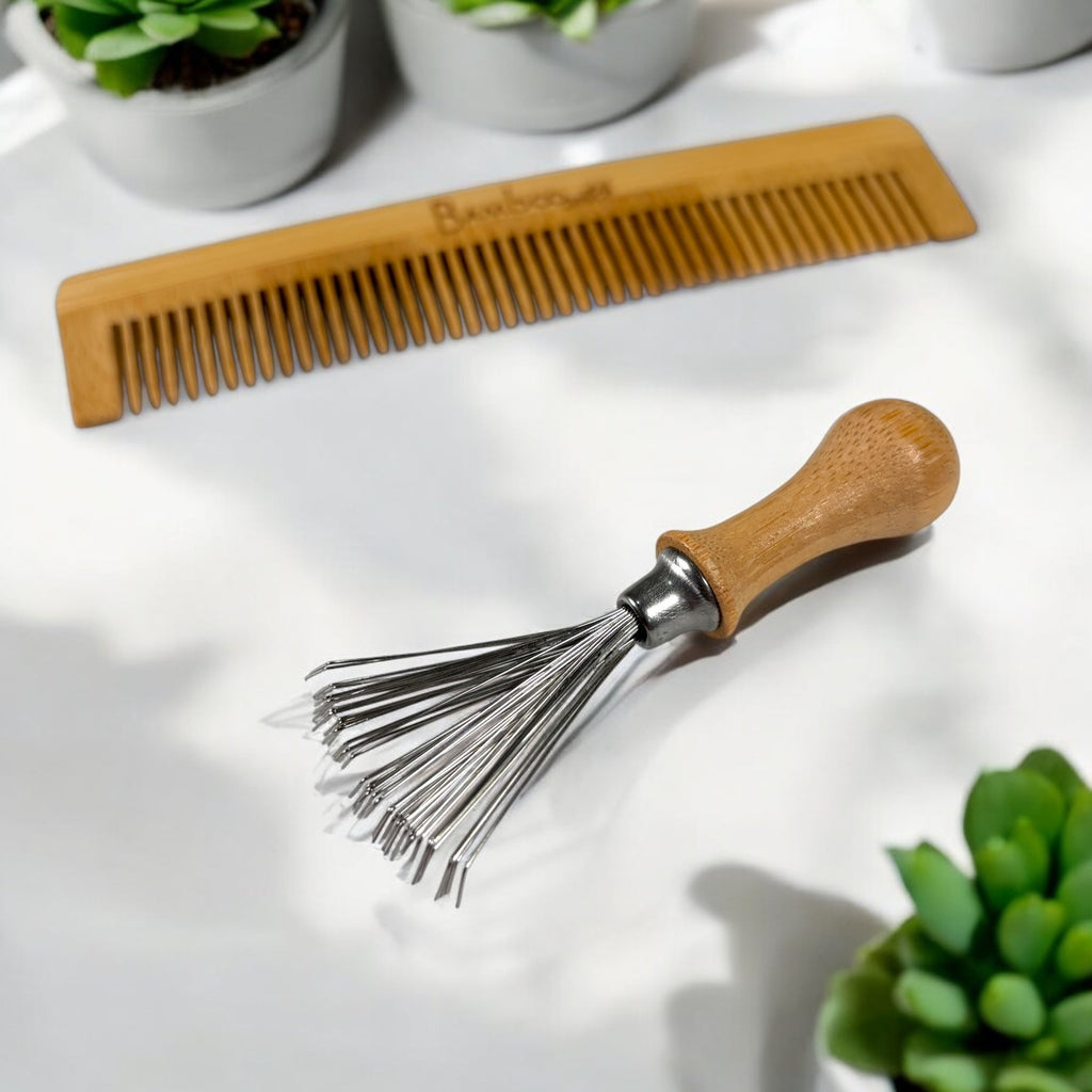 Bamboo Hair Brush Cleaning Tool