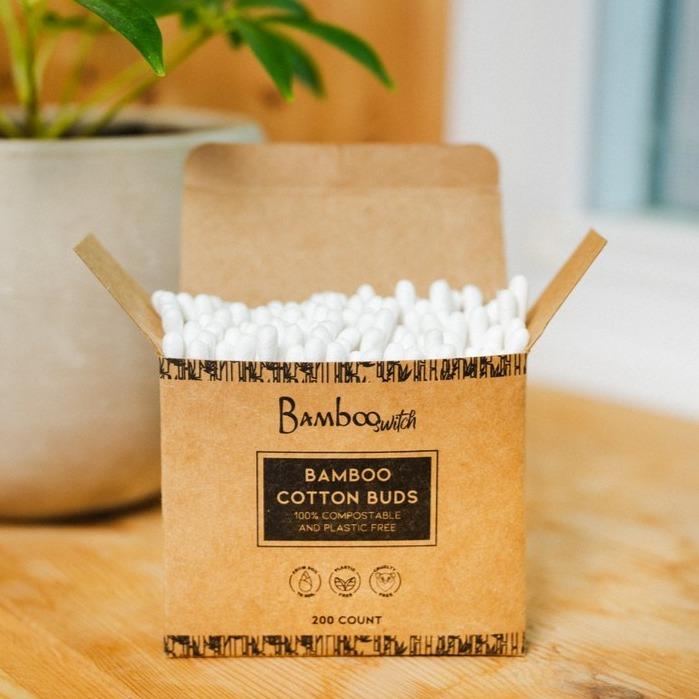 Bamboo Cotton Ear Buds 200 ct