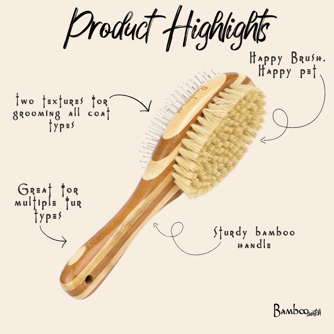 Bamboo Dog Brush for All Coats