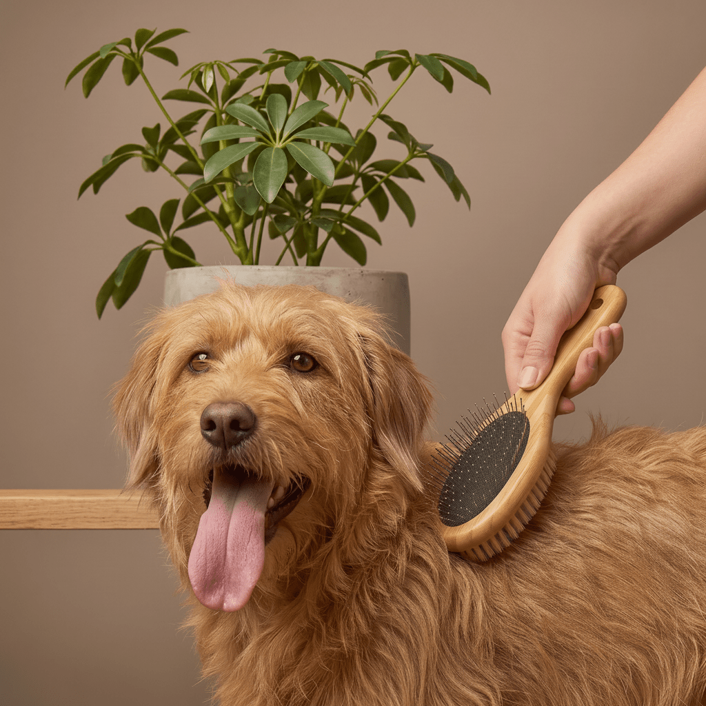 Bamboo Dog Brush for All Coats