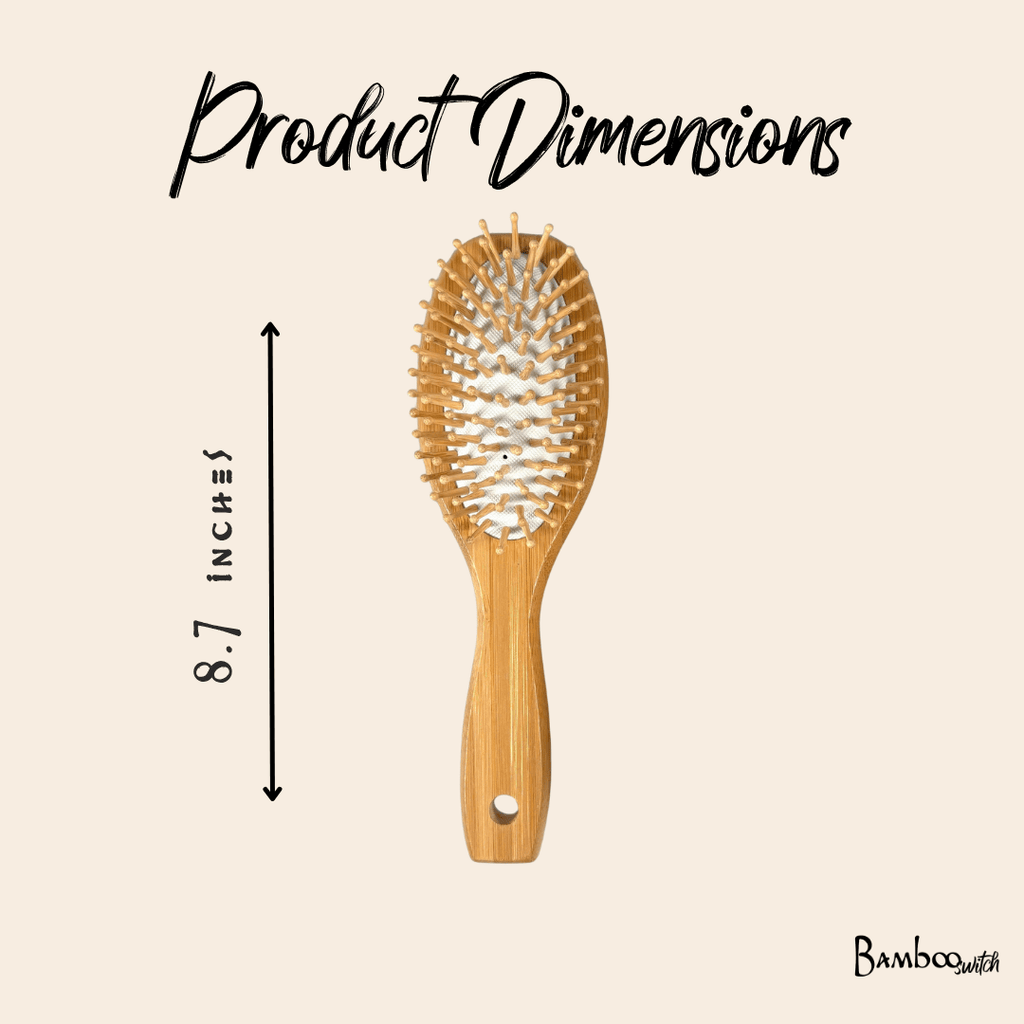 Bamboo Double-Sided Hair Brush