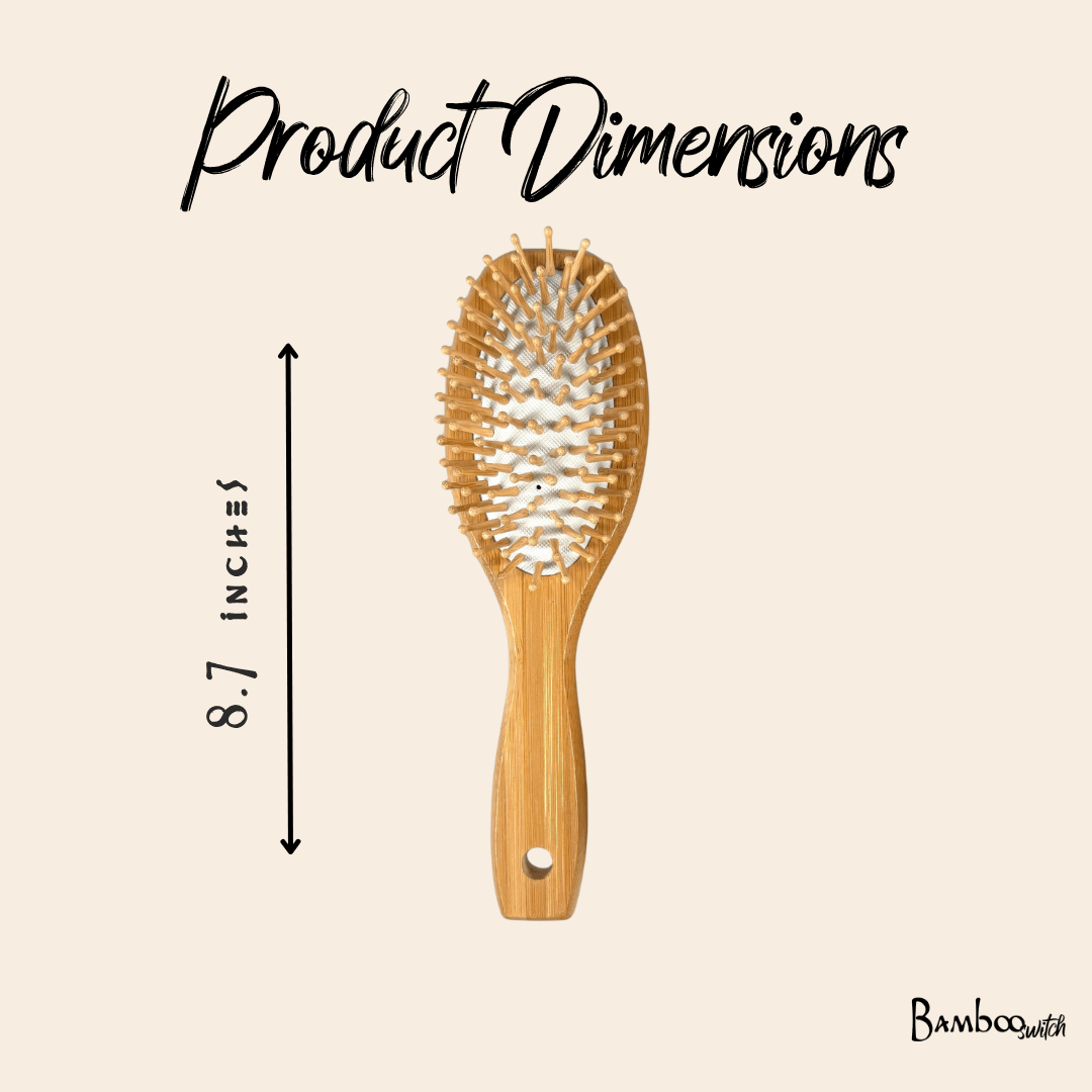 Bamboo Double-Sided Hair Brush