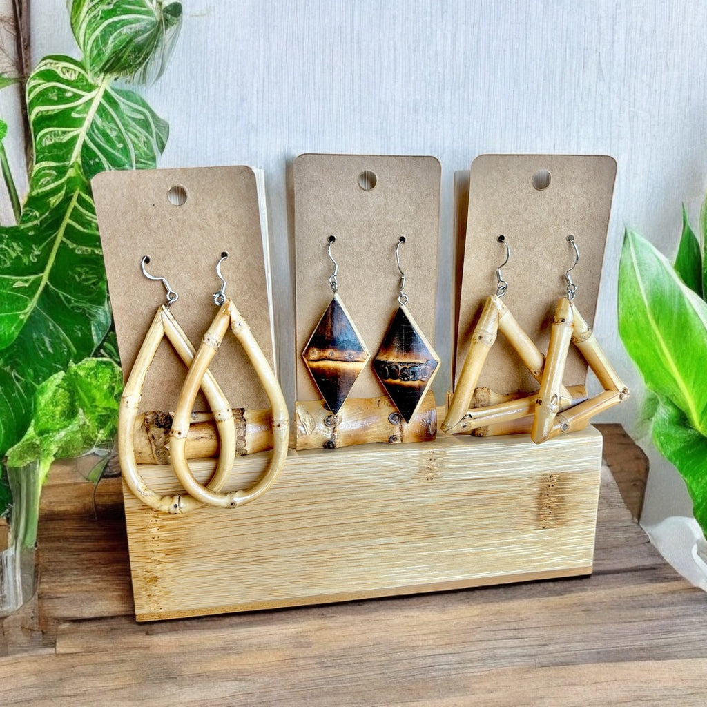 Bamboo Earrings | Set of 2