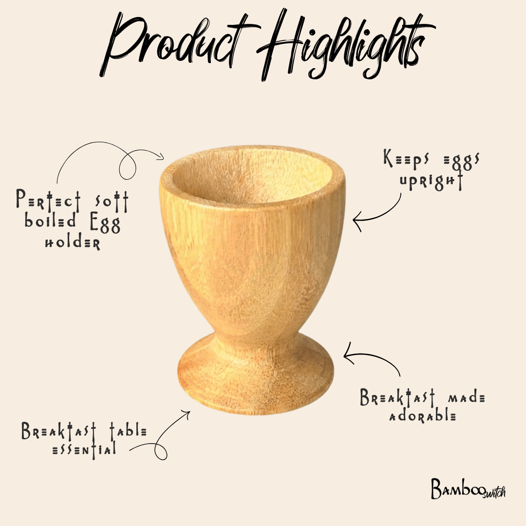 Bamboo Egg Cup