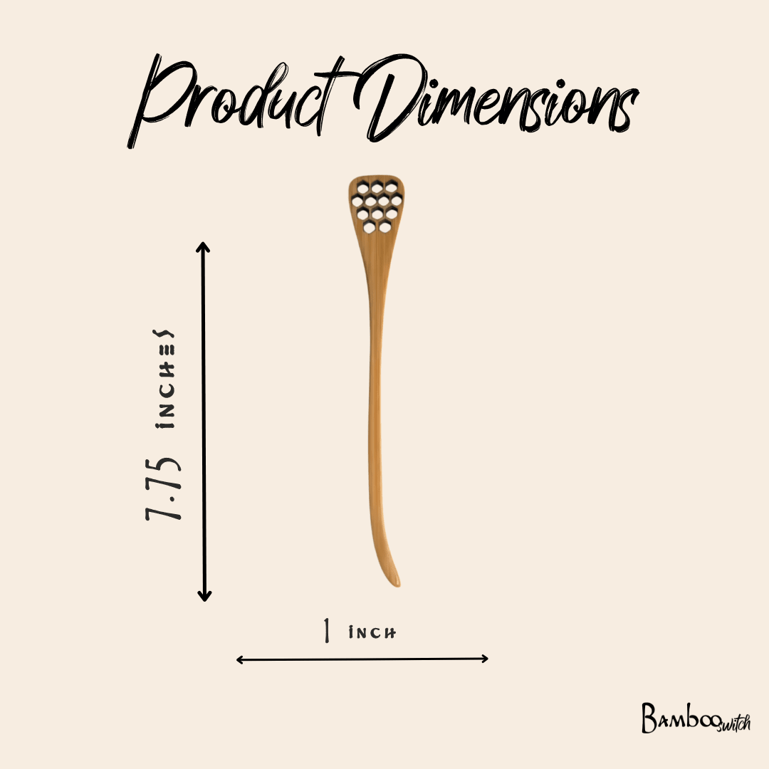 Bamboo Honey Dipper Spoon