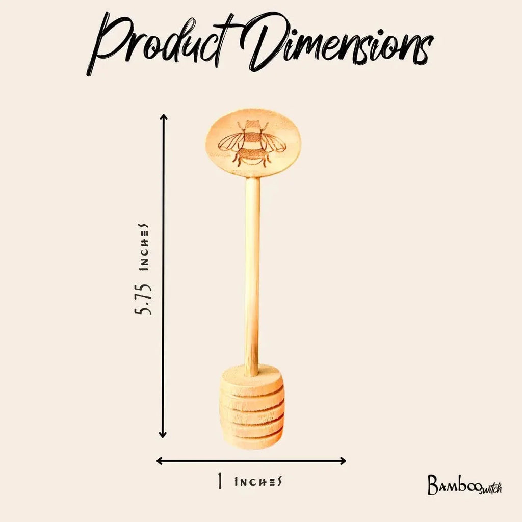 Bamboo Honey Dipper Wand
