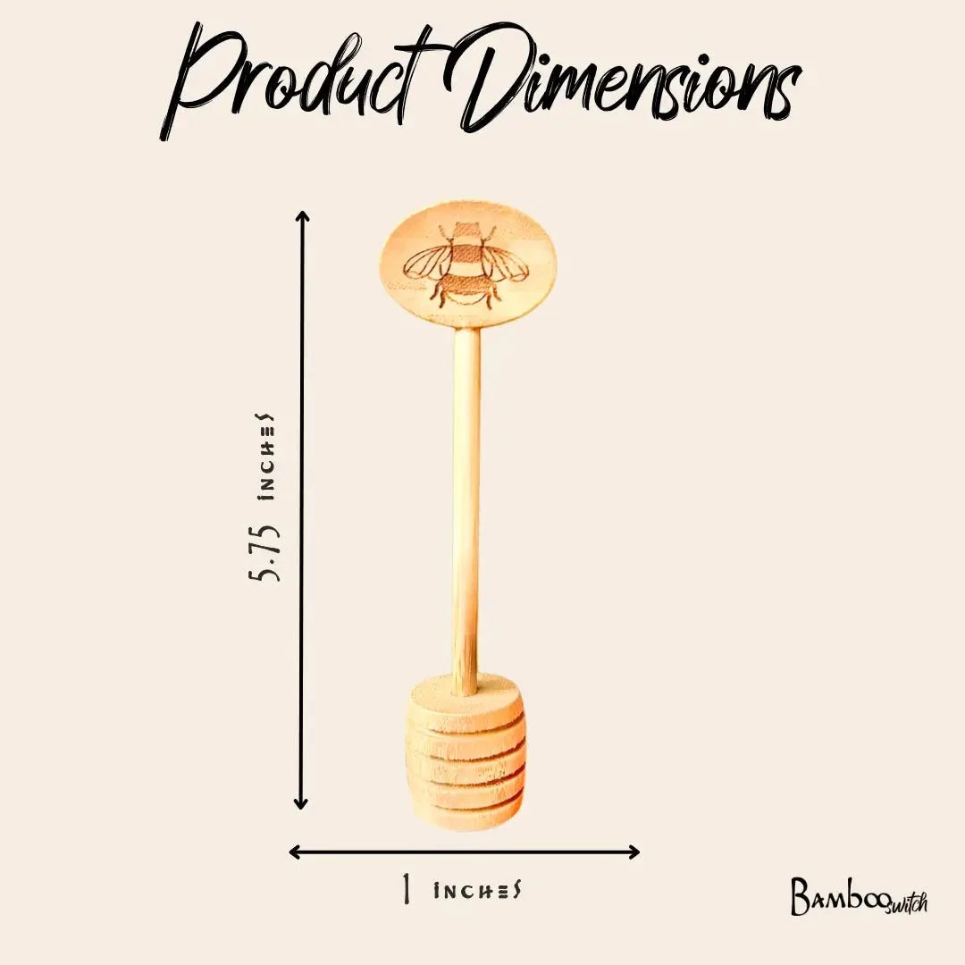 Bamboo Honey Dipper Wand