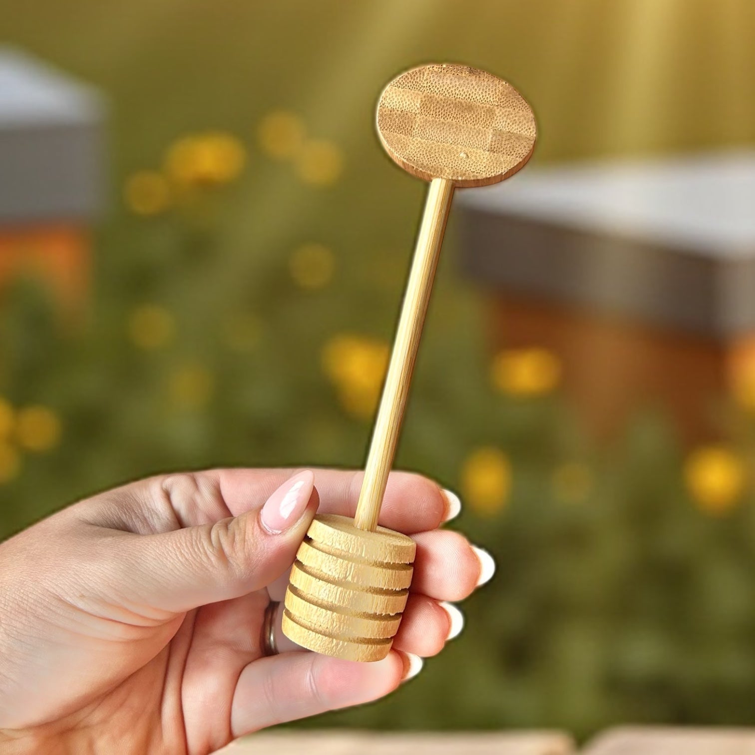 Bamboo Honey Dipper Wand