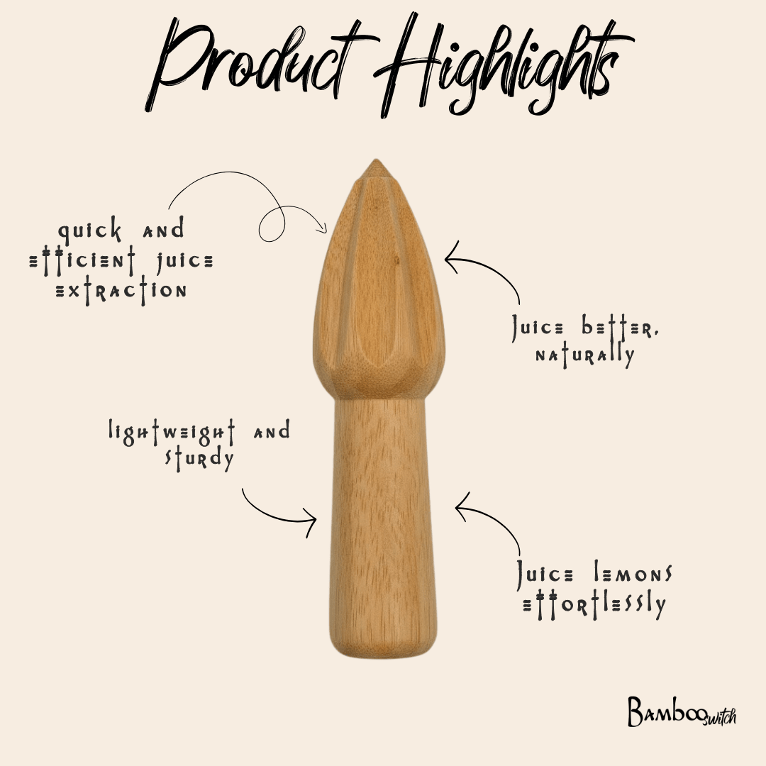 Bamboo Lemon Juicer