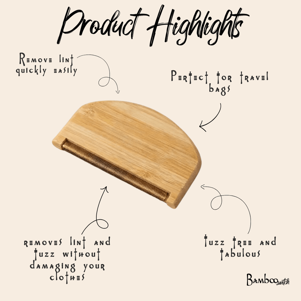 Bamboo Lint Remover | Travel Size