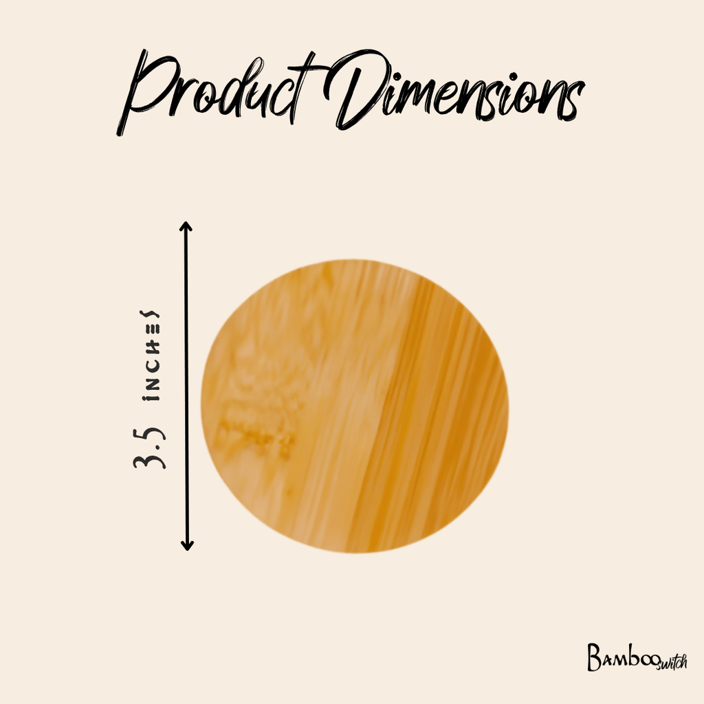 Bamboo Mason Jar Lids