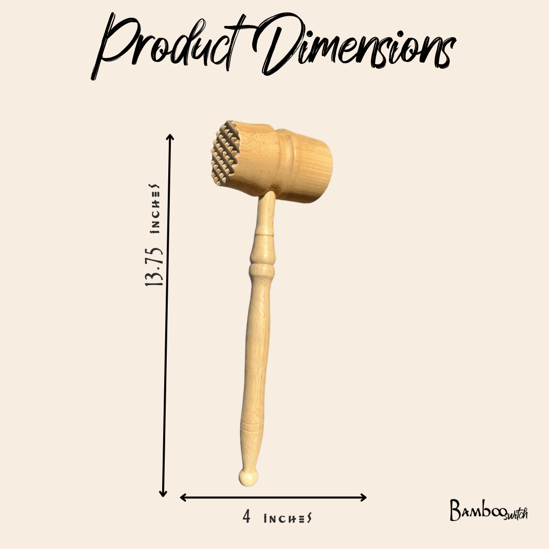 Bamboo Meat Tenderizer Mallet
