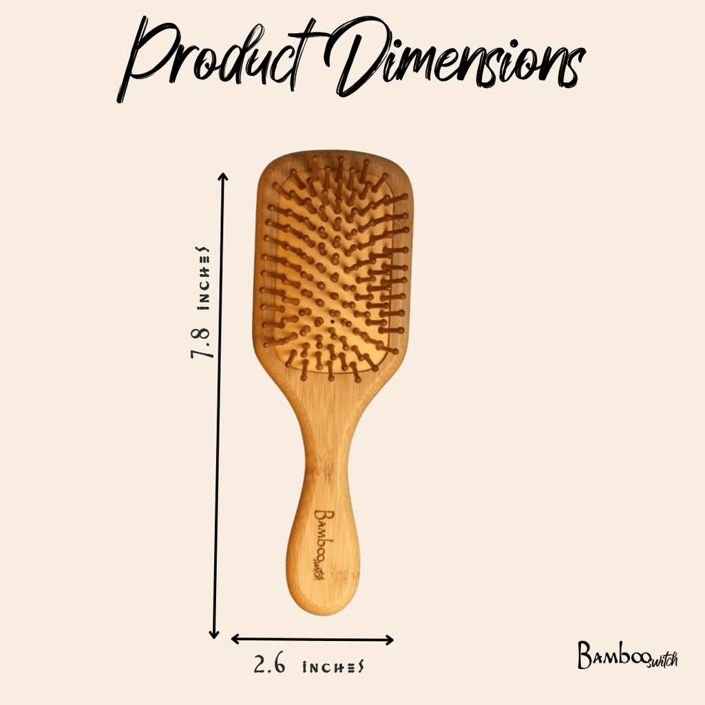 Bamboo Paddle Hair Brush | Kids