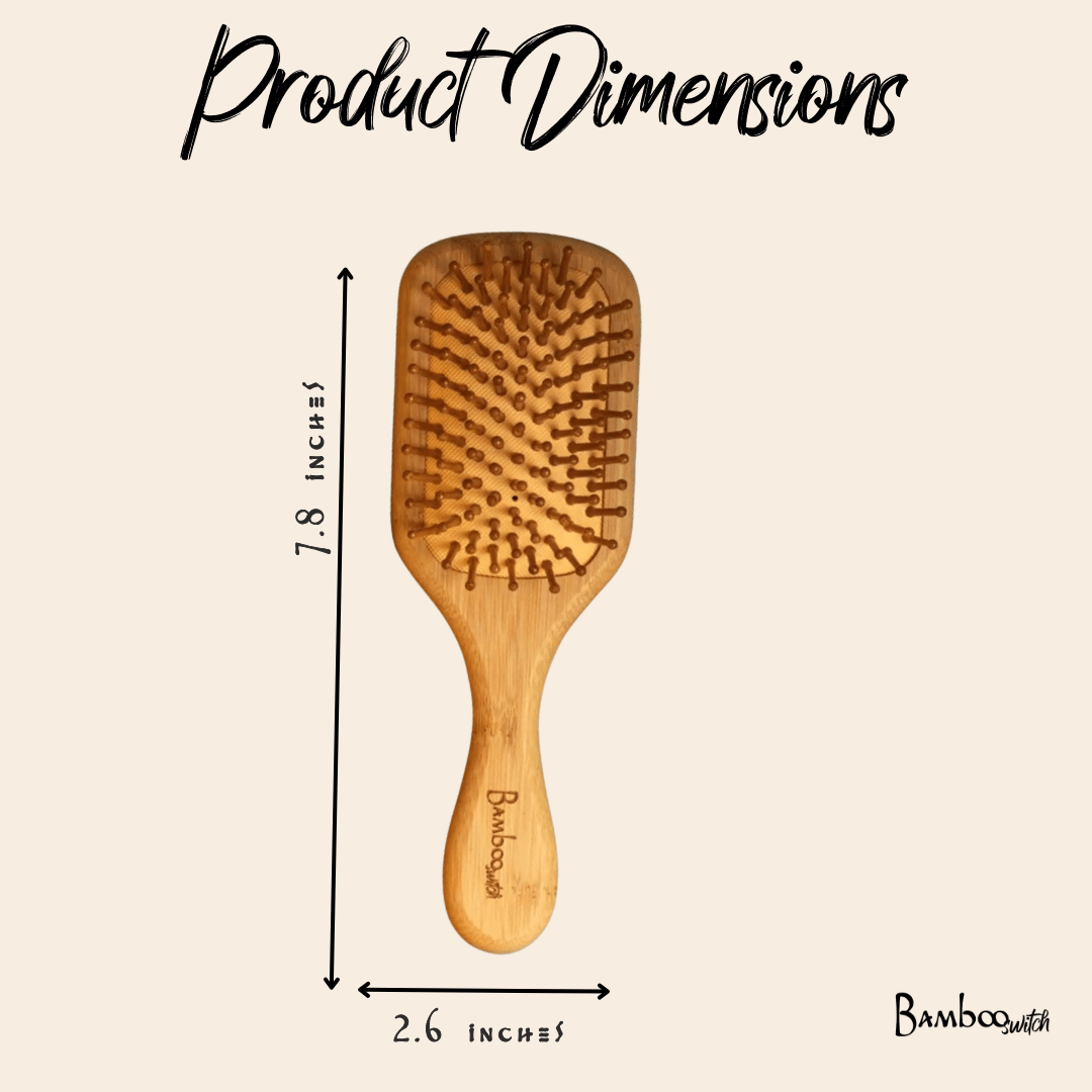 Bamboo Paddle Hair Brush | Kids