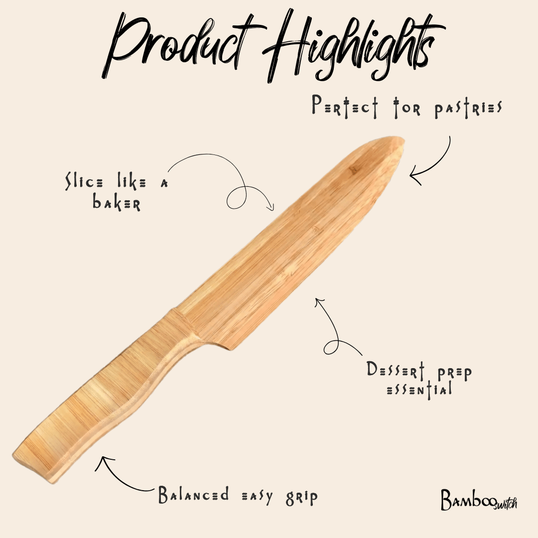Bamboo Pastry Knife
