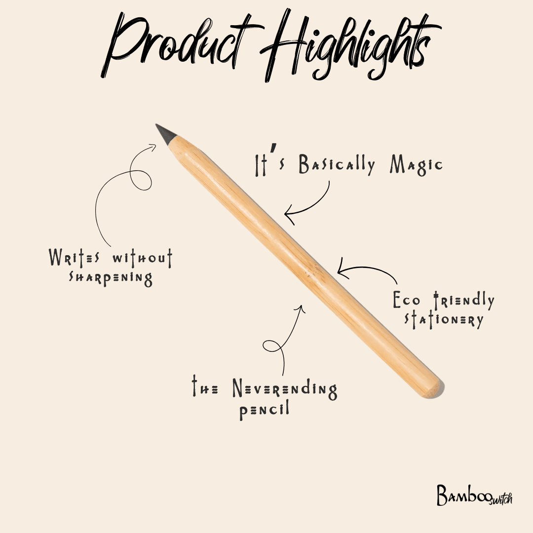 Bamboo Pencil | Never Ending