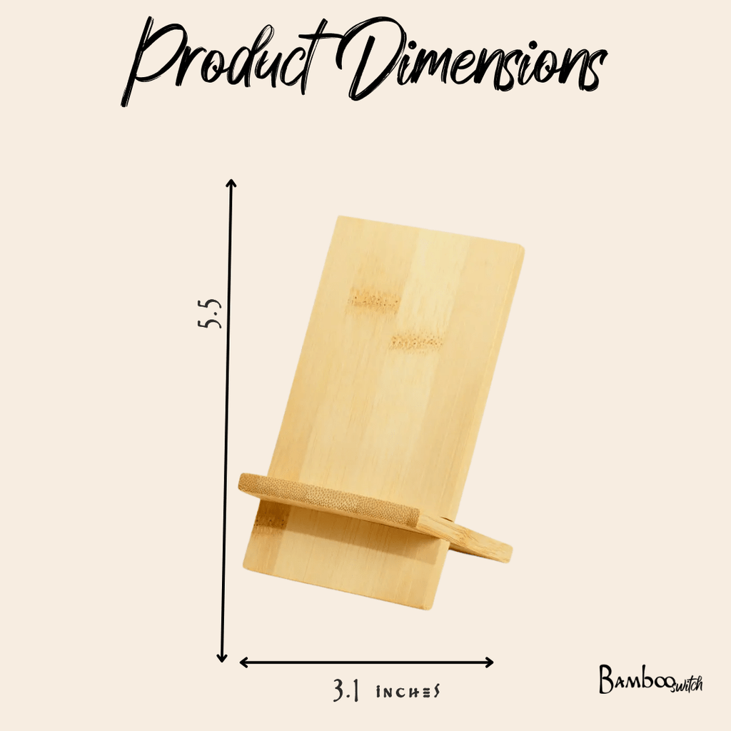 Bamboo Phone Stand
